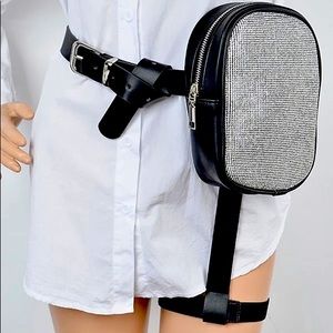 COPY - Iconic Rhinestone Thigh Belt Bag
